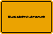 Grundbuchauszug Eisenbach (Hochschwarzwald)